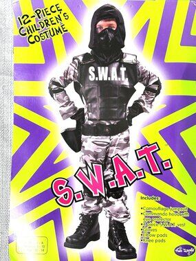 Fun World Discontinued Tactical Camo Uniform Size 4-6 Child NWT NOS